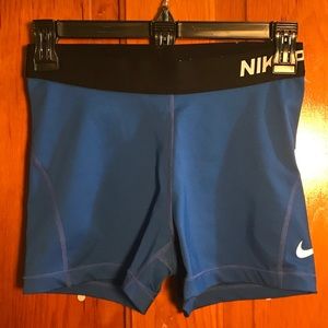 royal blue nike pro spandex